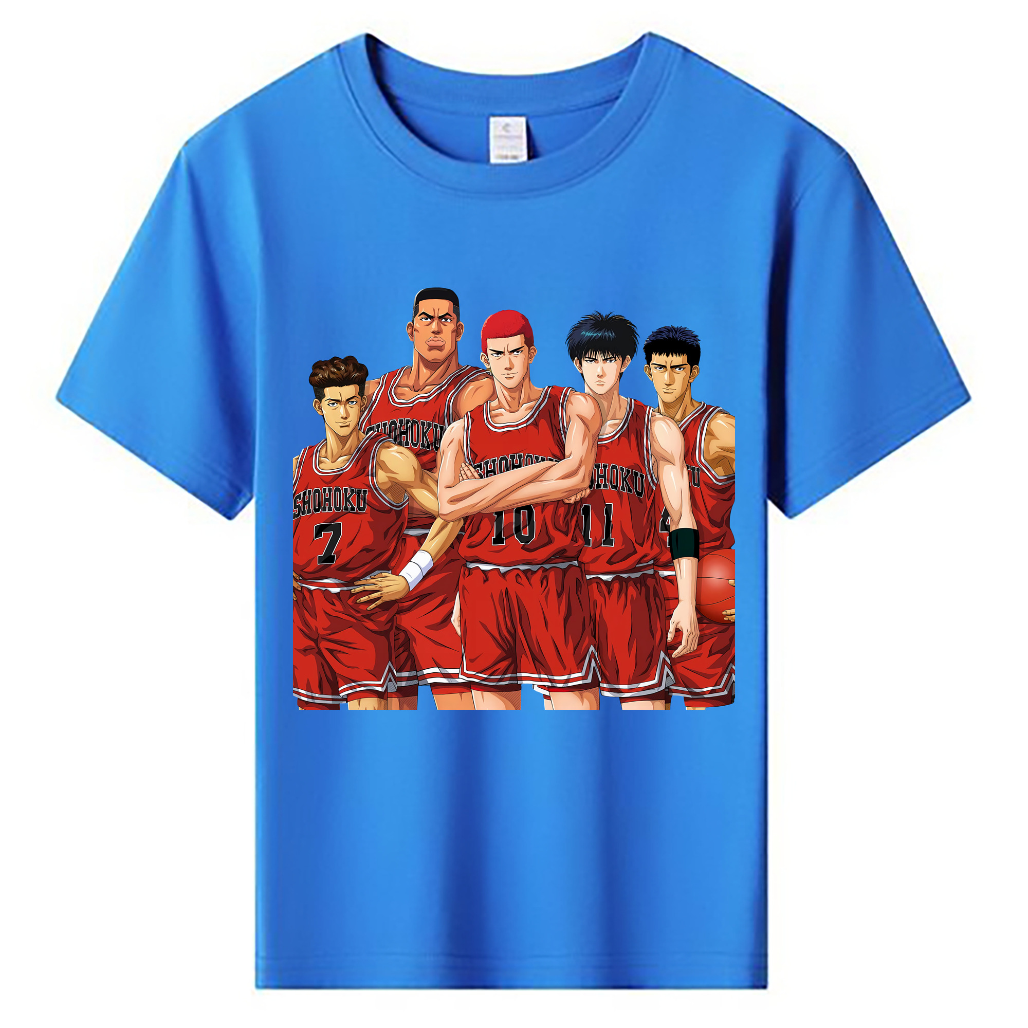 （画像用） SLAM DUNK／スラムダンク 綿100％キッズTシャツ（フロントプリント）